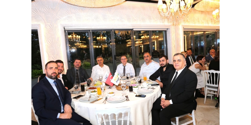 Başkanlar, sektörün sorunları için yemekte buluştu