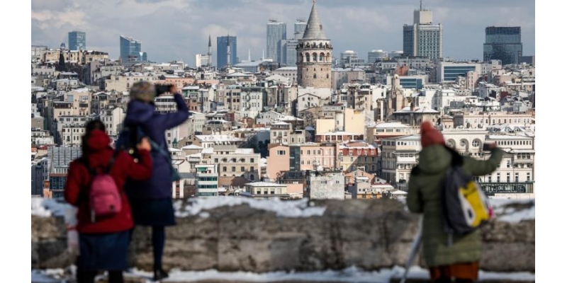 İstanbul'a ilk 3 üç ayda 3 milyon 766 bin turist geldi