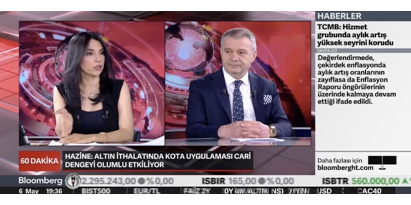 İKO başkanı Alayık, Bloomberg HT canlı yayına katıldı